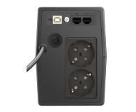 Power Walker LINE-INTERACTIVE (600VA/360W, 2x Schuko, USB, AVR) - 543830 - zdjęcie 2